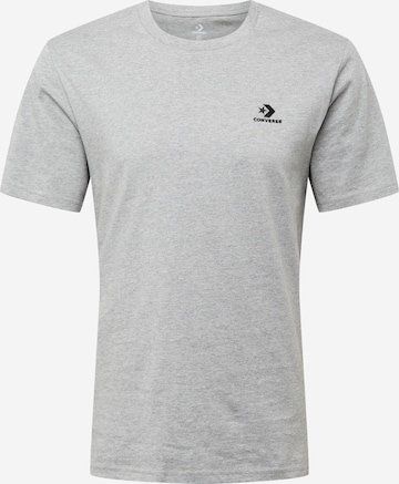 T-Shirt CONVERSE en gris : devant