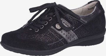 WALDLÄUFER Lace-Up Shoes in Black: front