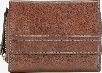 GERRY WEBER Wallet in Brown: front