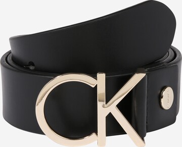 Ceinture Calvin Klein en noir : devant