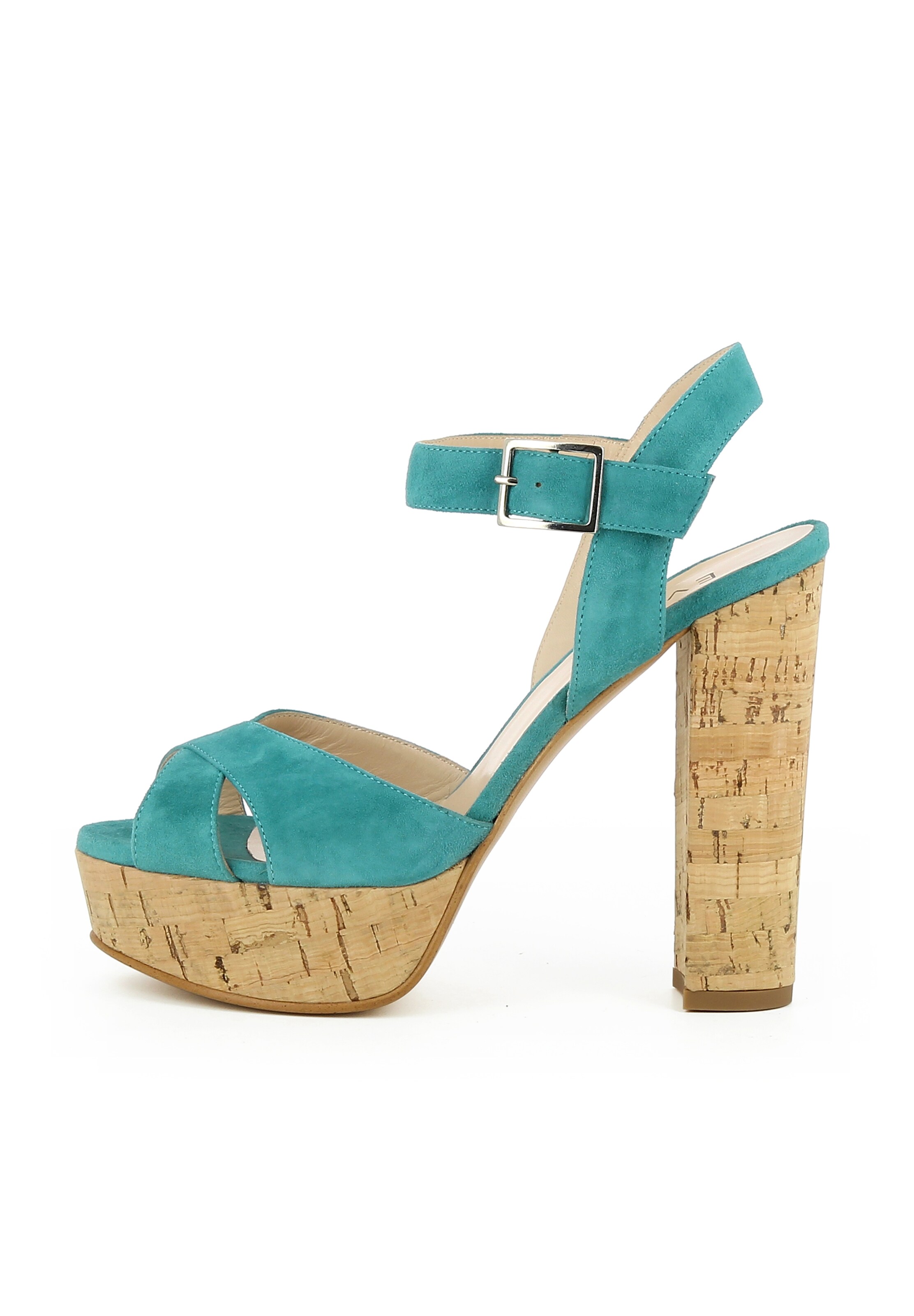 EVITA Sandalen met riem 'Lana' in Blauw