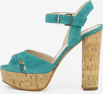 EVITA Sandalen met riem 'Lana' in Blauw