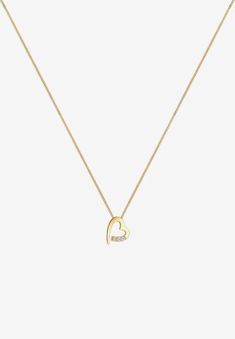 Elli DIAMONDS Kette 'Herz' in Gold