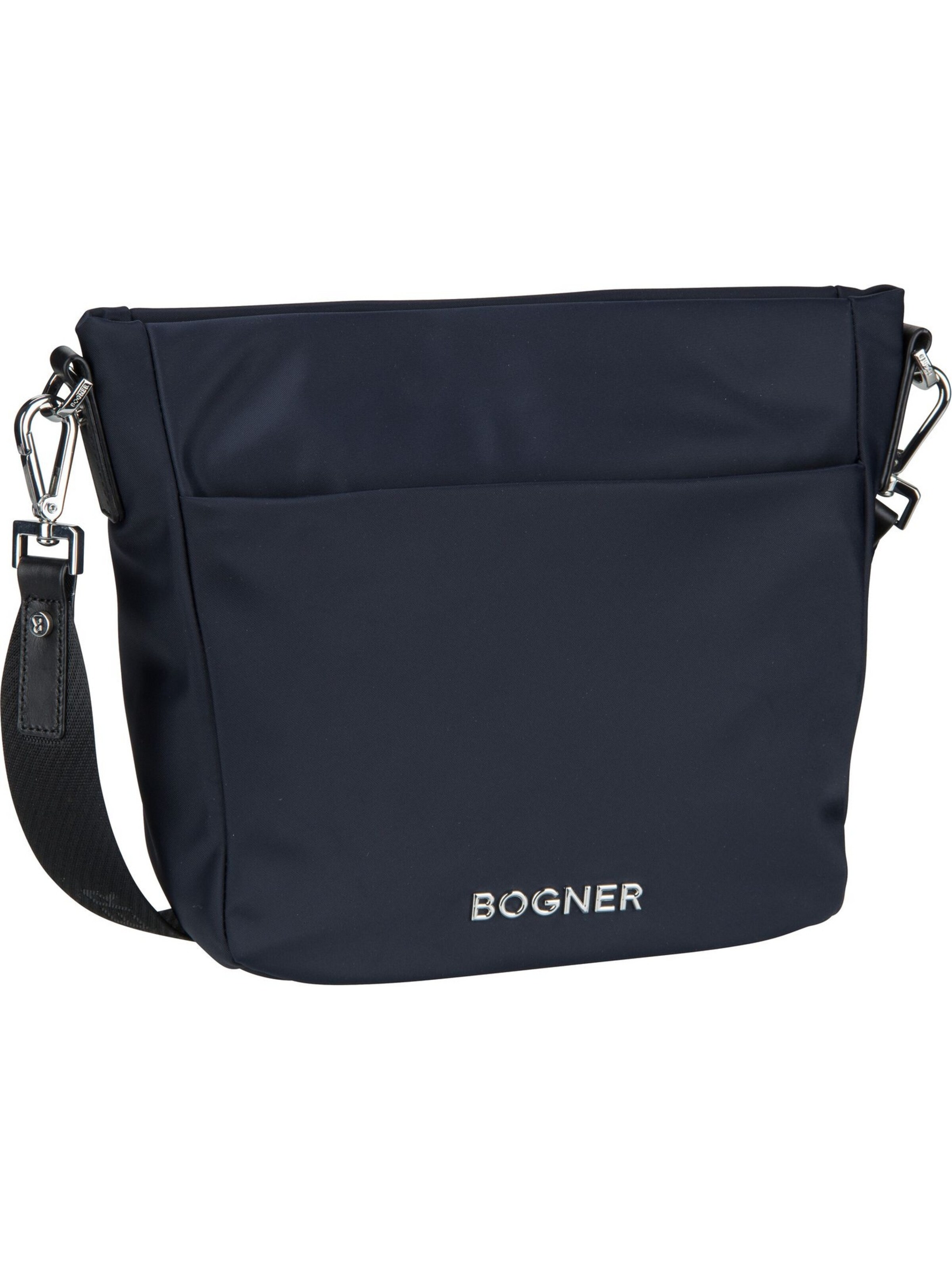 BOGNER Schoudertas in Blauw: voorkant