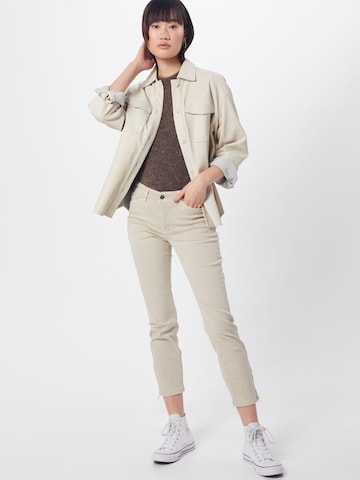 MAC Slimfit Jeans 'DREAM CHIC' in Beige