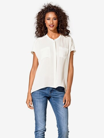 heine Blouse in Beige: voorkant