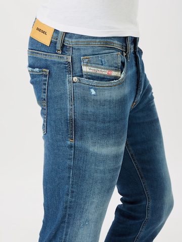 DIESEL Skinny Jeans 'Sleenker' in Blauw