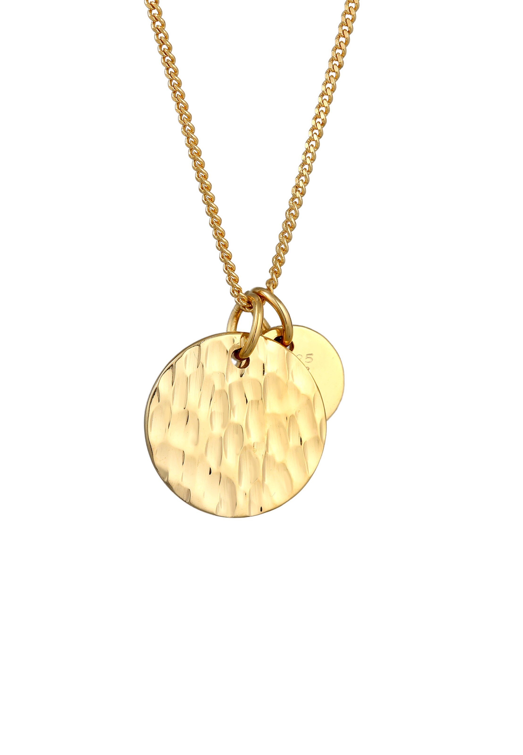 ELLI Halskette Geo, Kreis in Gold