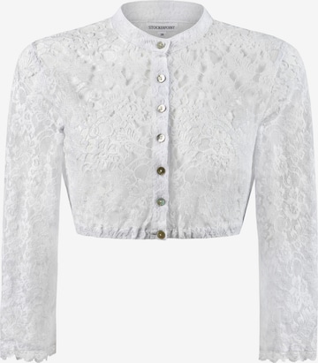 Blouse folklorique 'B-5070' STOCKERPOINT en blanc : devant