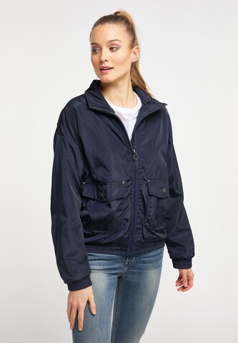 DREIMASTER Between-Season Jacket in Blue: front