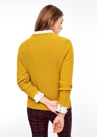 s.Oliver Pullover in Gelb