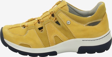Wolky Athletic Lace-Up Shoes in Yellow: front