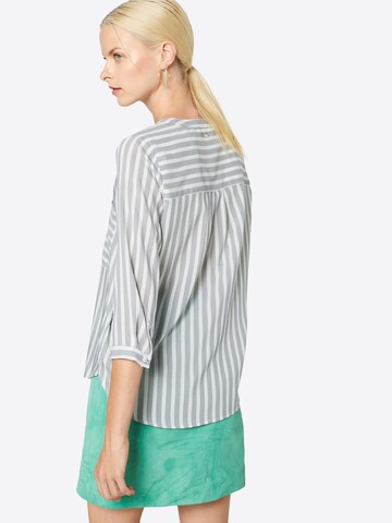 TOM TAILOR DENIM Bluse in Grau: zadná strana