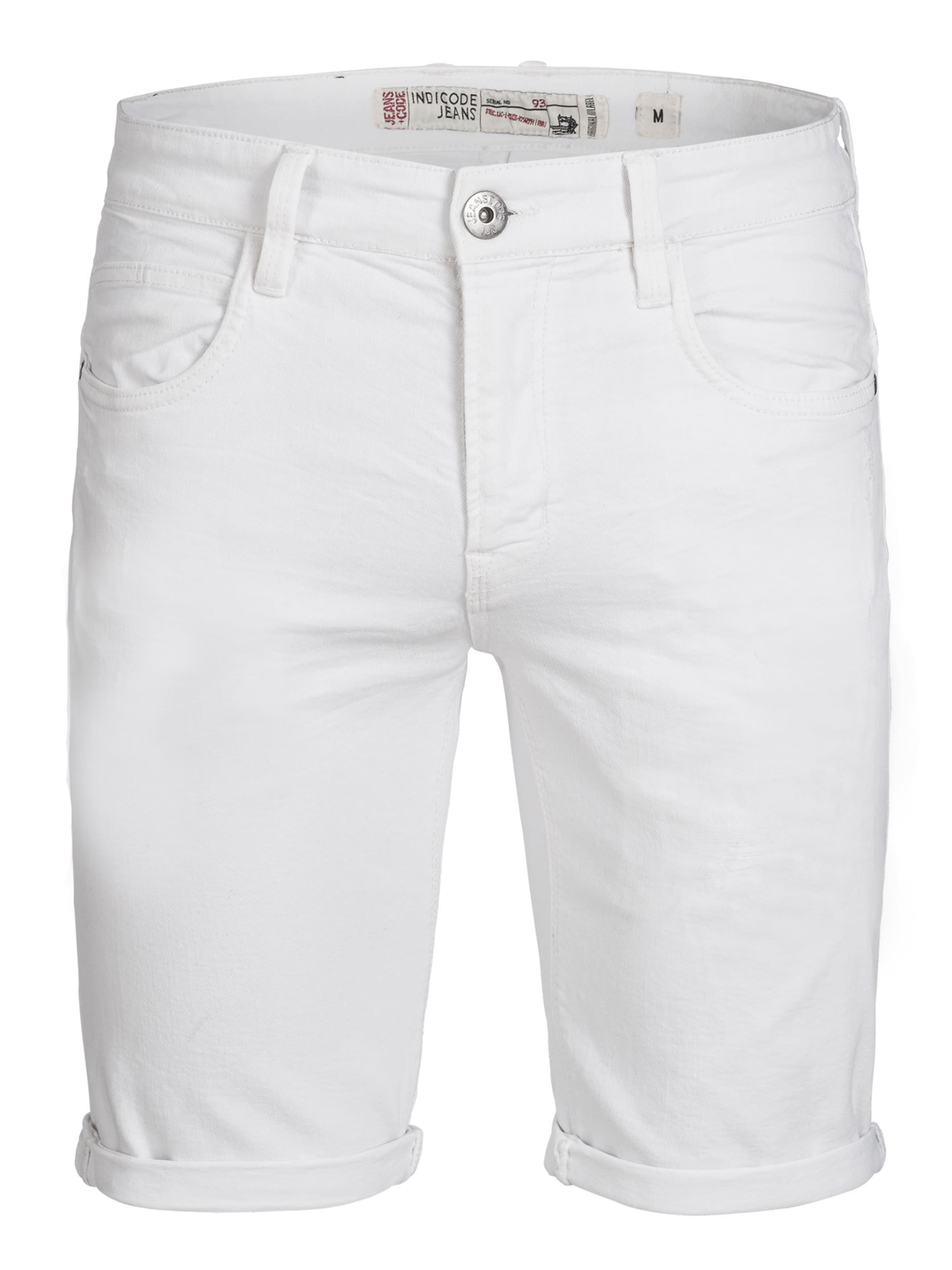 INDICODE JEANS Jeans 'Caden' in White: front