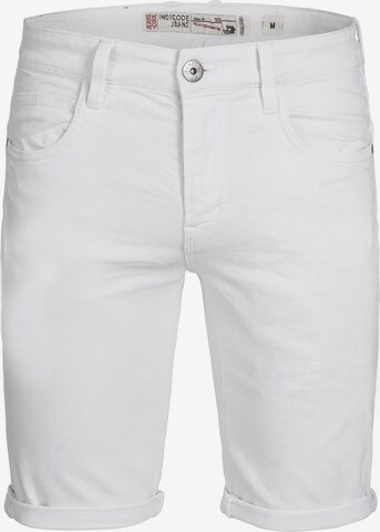 INDICODE JEANS Regular Jeans 'Caden' in Wit: voorkant