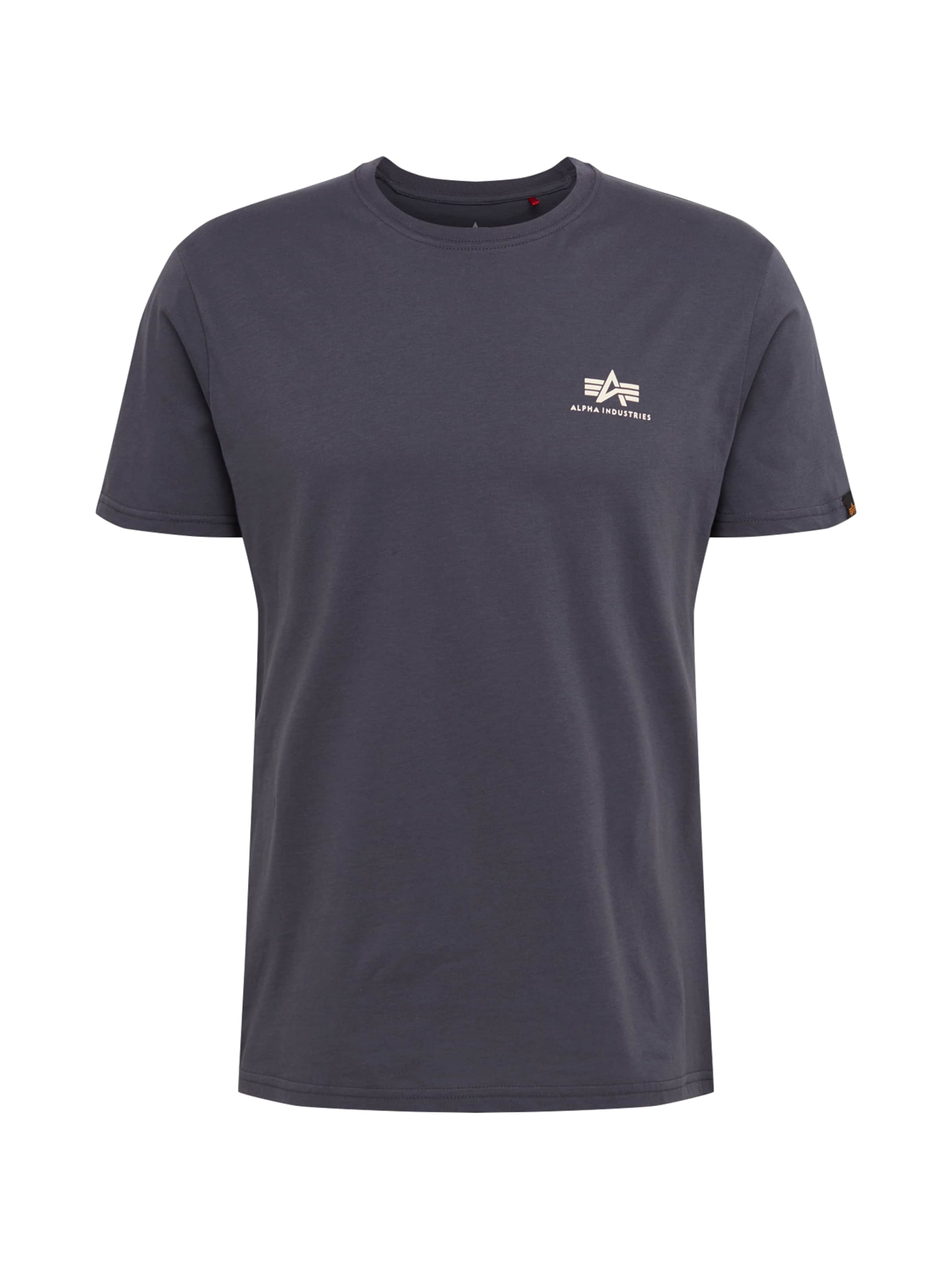 ALPHA INDUSTRIES Shirt in de kleur Basaltgrijs, Productweergave