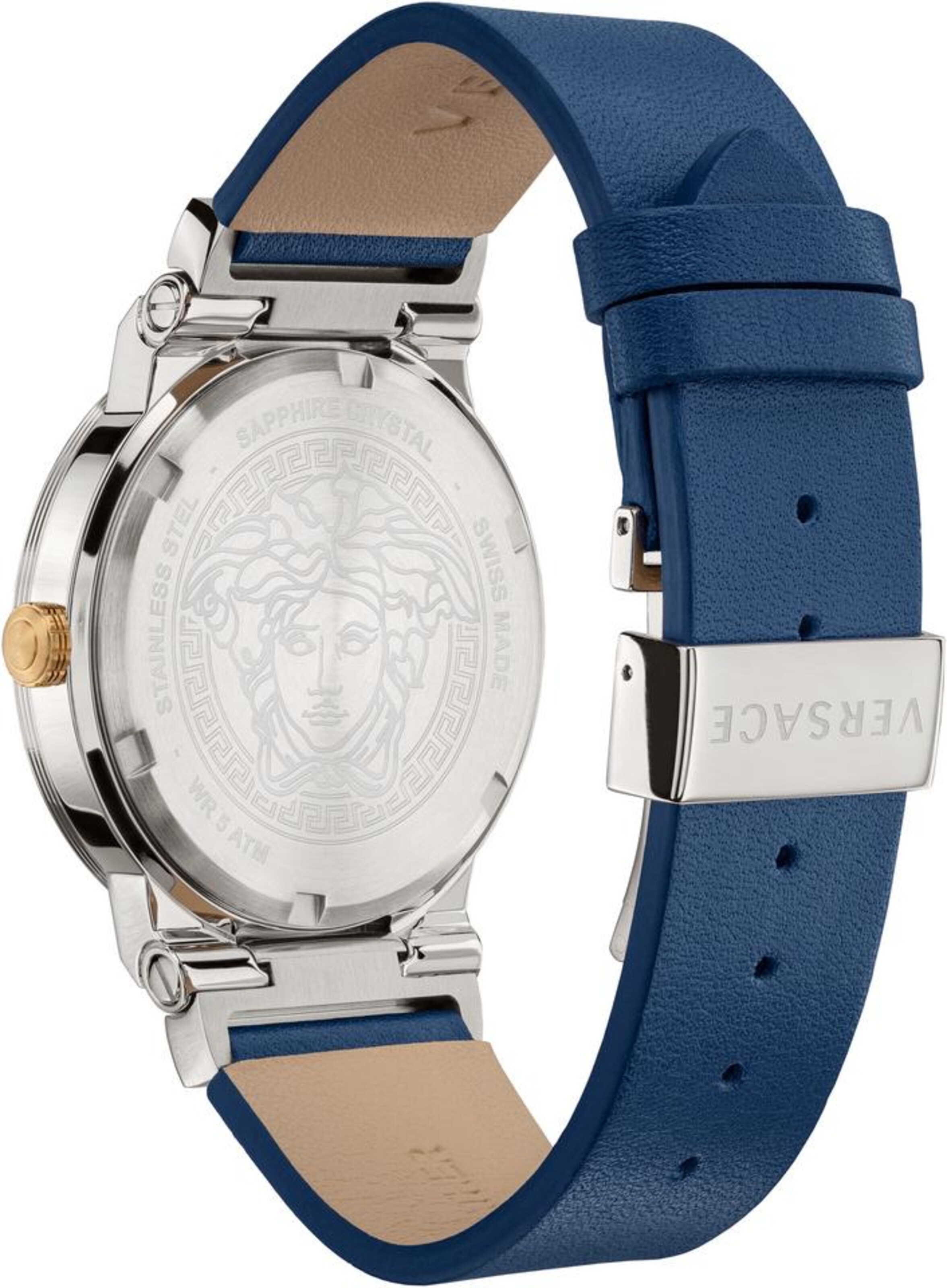 VERSACE Analoog horloge in Blauw
