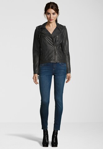 7ELEVEN Lederjacke 'Maiha' in Grau