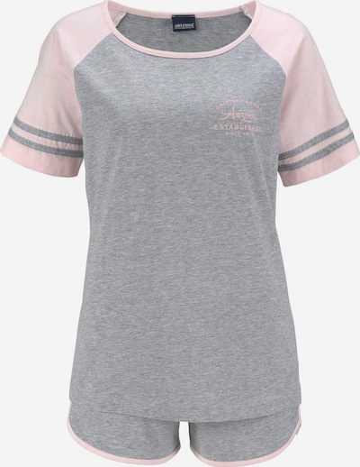 ARIZONA Pyžamo - šedý melír / světle růžová, Produkt