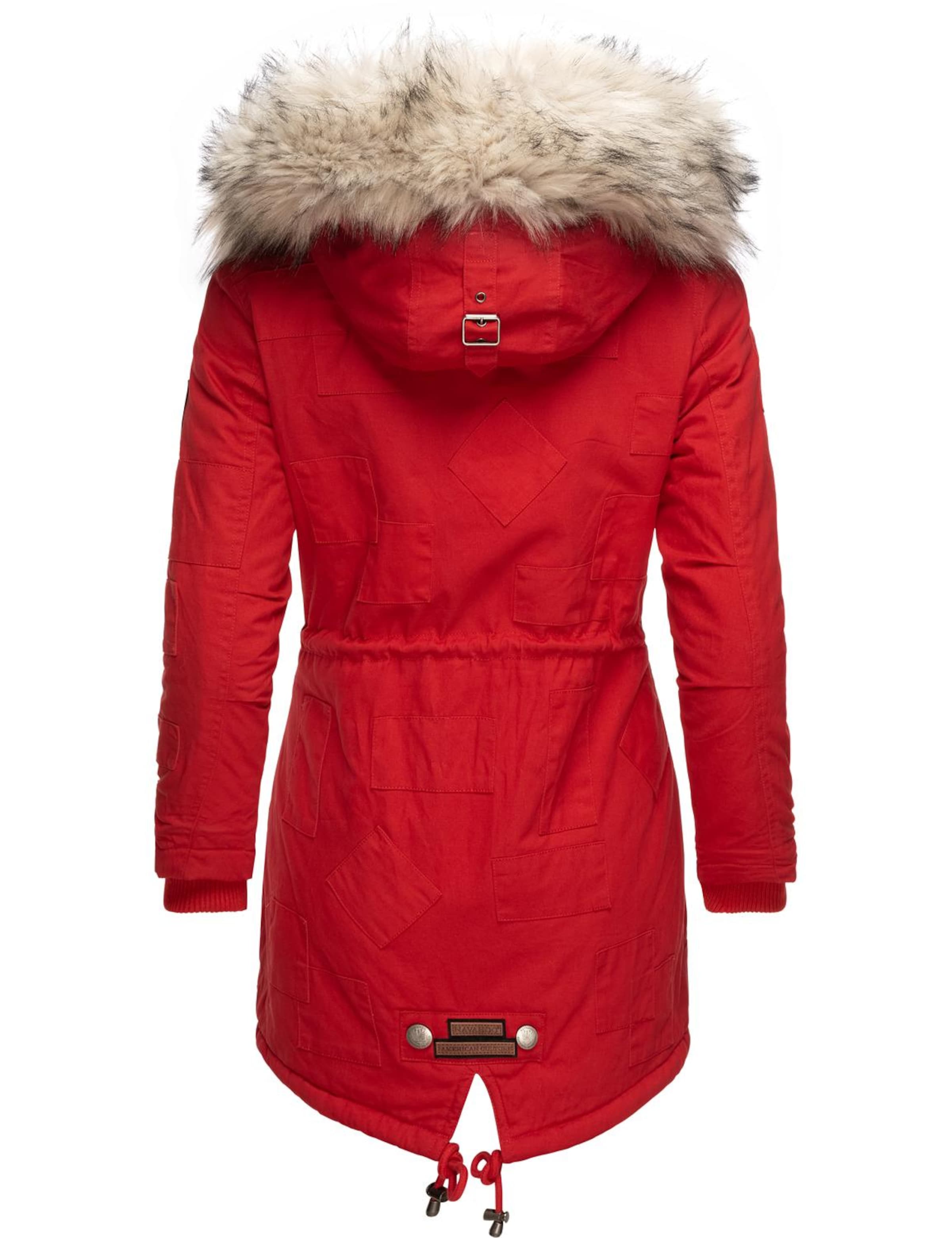 Parka d’hiver NAVAHOO en rouge