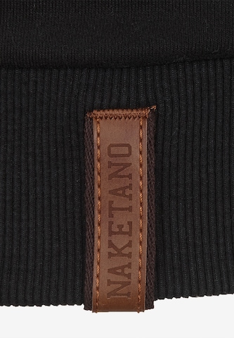 naketano Bluza rozpinana 'Schwarzkopf' w kolorze czarny
