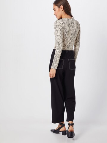 ABOUT YOU Wide leg Broek 'Tabitha' in Zwart: terug