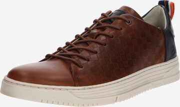 BULLBOXER Sneakers laag in Bruin: voorkant