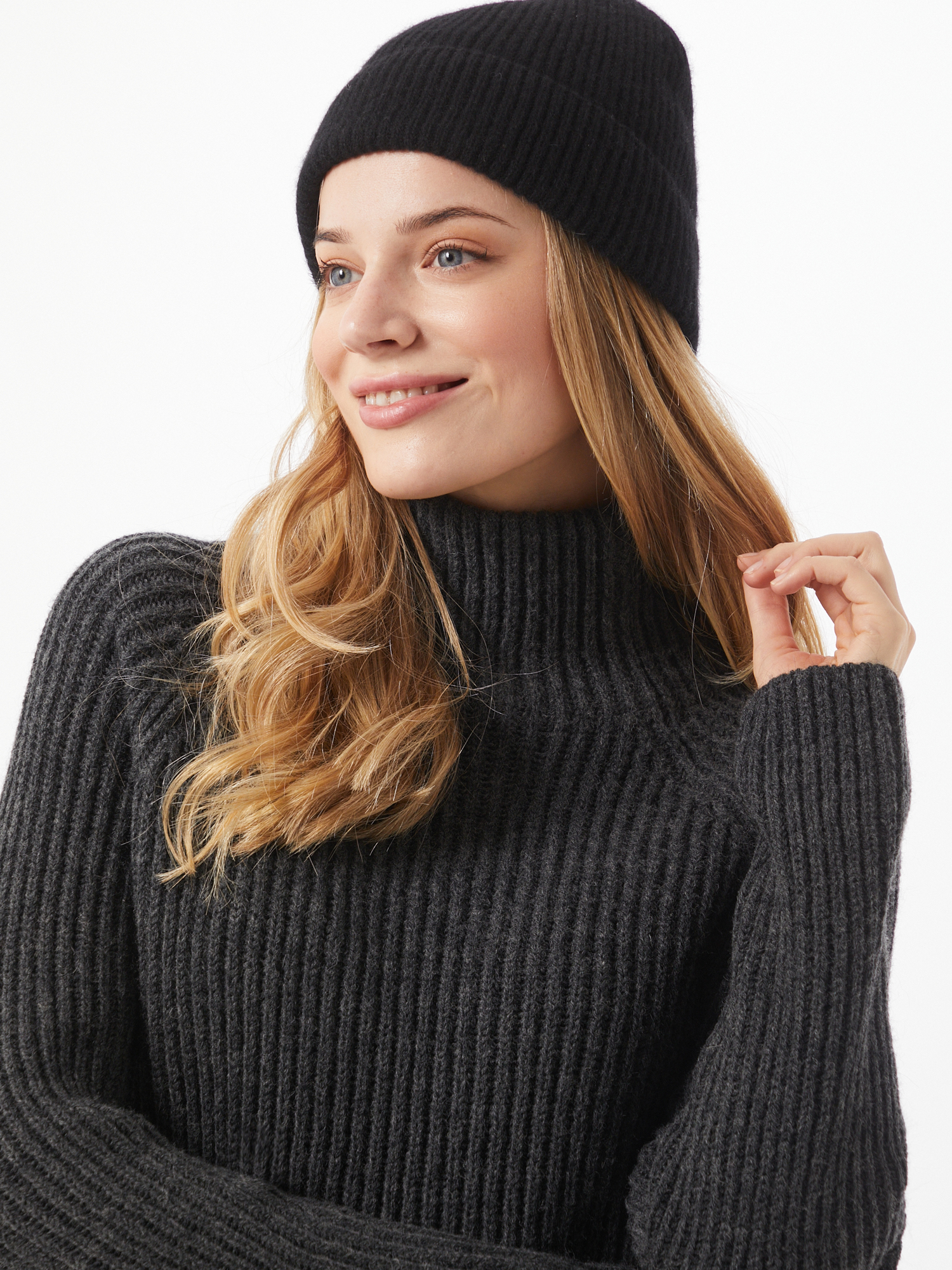 Plus size Kobiety DRYKORN Sweter Arwen w kolorze Ciemnoszarym 