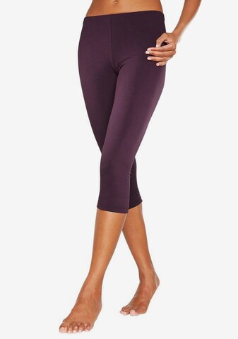 VIVANCE Skinny Pyjamabroek in Lila