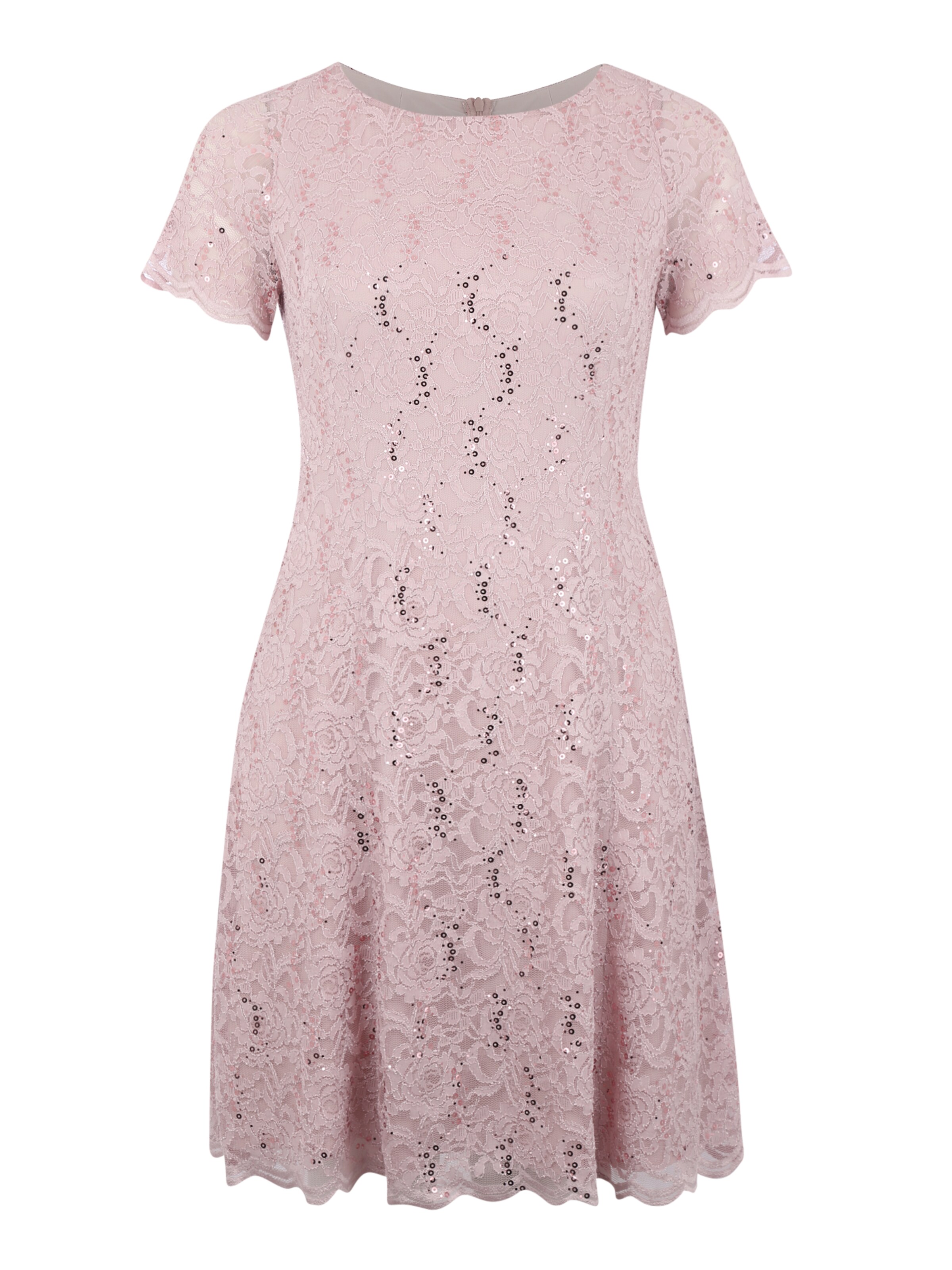 SWING Curve - Cocktailjurk in de kleur Poederroze