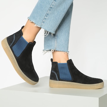 GABOR Chelsea Boots in Blau