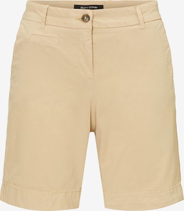Marc O'Polo Regular Pants 'Verum' in Beige: front