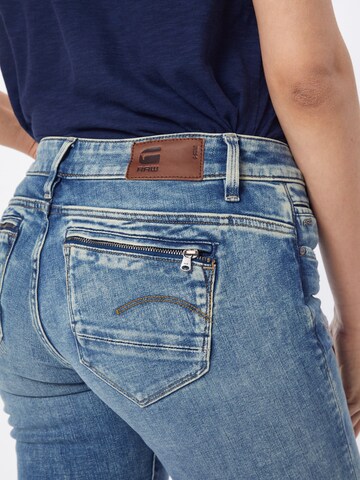 Skinny Jeans 'Midge' di G-STAR in blu