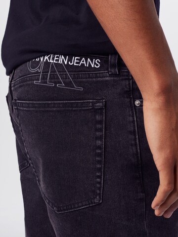 Calvin Klein Jeans Normální Džíny – černá