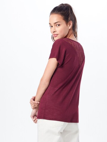 ONLY Shirt 'Elena' in Rood: terug