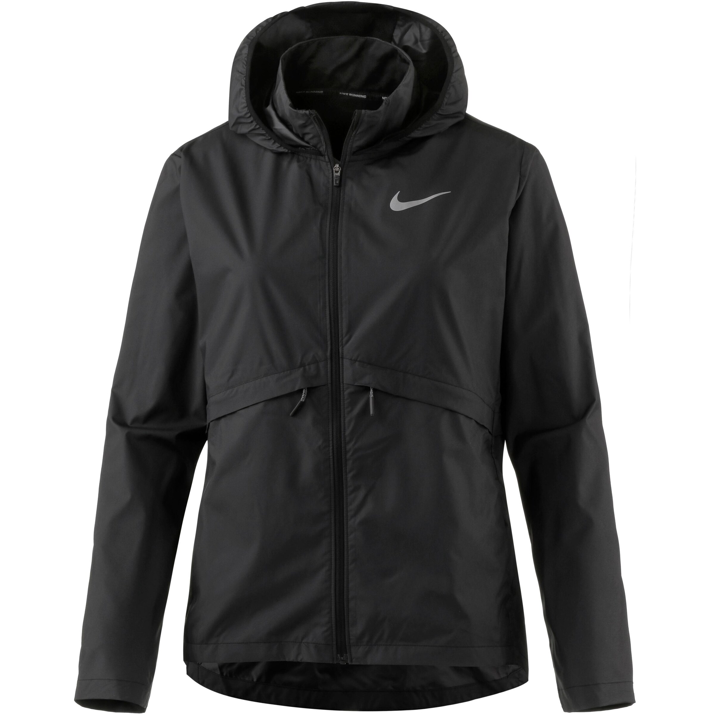 NIKE - Laufjacke 'Essential' in schwarz