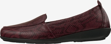 Natural Feet Mocassins 'Mona' in Rood