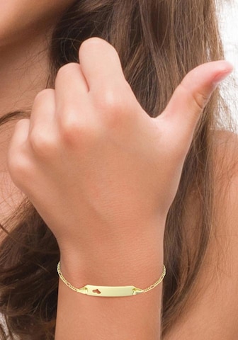 AMOR Armband 'Herz' in Gold: Vorderseite