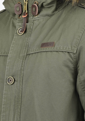 INDICODE JEANS Winterparka 'Pulsoor' in Groen