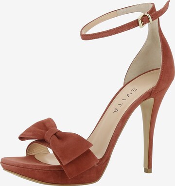 EVITA Slingback Pumps 'Valeria' in Brown: front