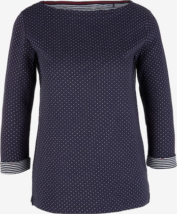 s.Oliver Shirt in Blauw: voorkant