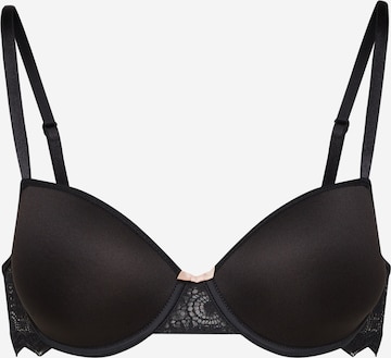 PASSIONATA T-shirt Bra 'Georgia' in Black: front