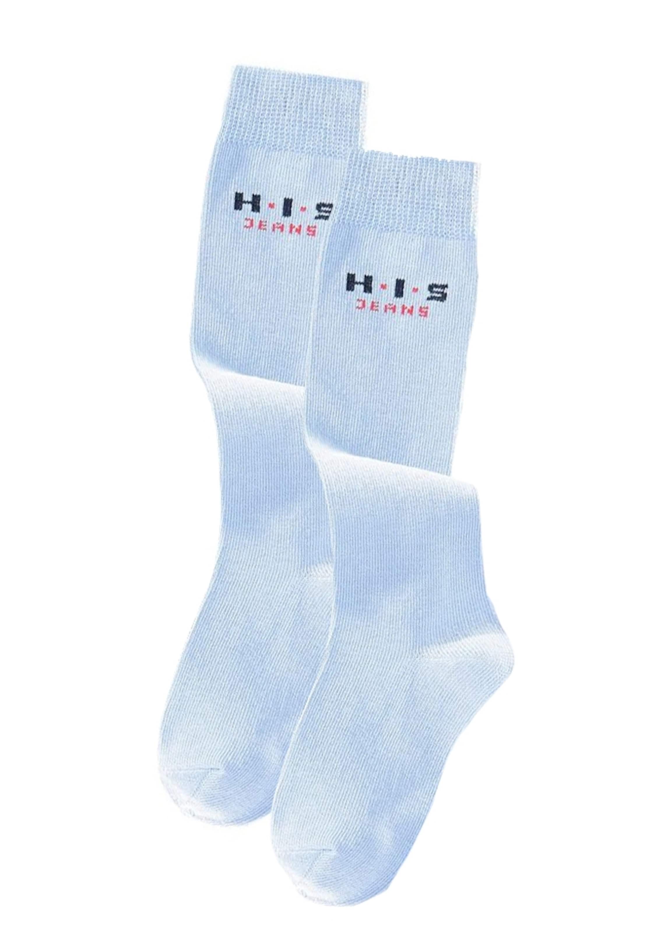 H.I.S Socks in Blue: front