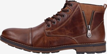 Rieker Lace-Up Boots in Brown