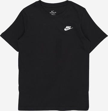 Nike Sportswear Shirt in Zwart: voorkant