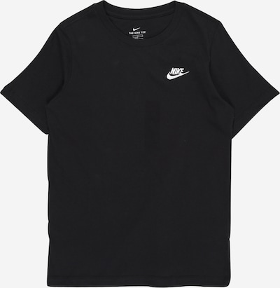 Nike Sportswear Camiseta en negro / blanco, Vista del producto