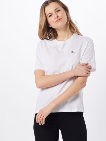 LACOSTE Shirt in White: front