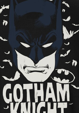LOGOSHIRT Shirt 'Batman - Gotham Knight' in Zwart