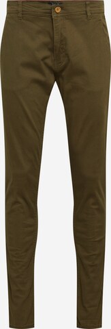 Pantalon chino BLEND en vert : devant