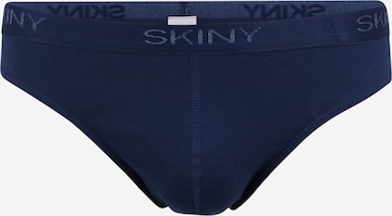 Regular Slip Skiny en bleu : devant